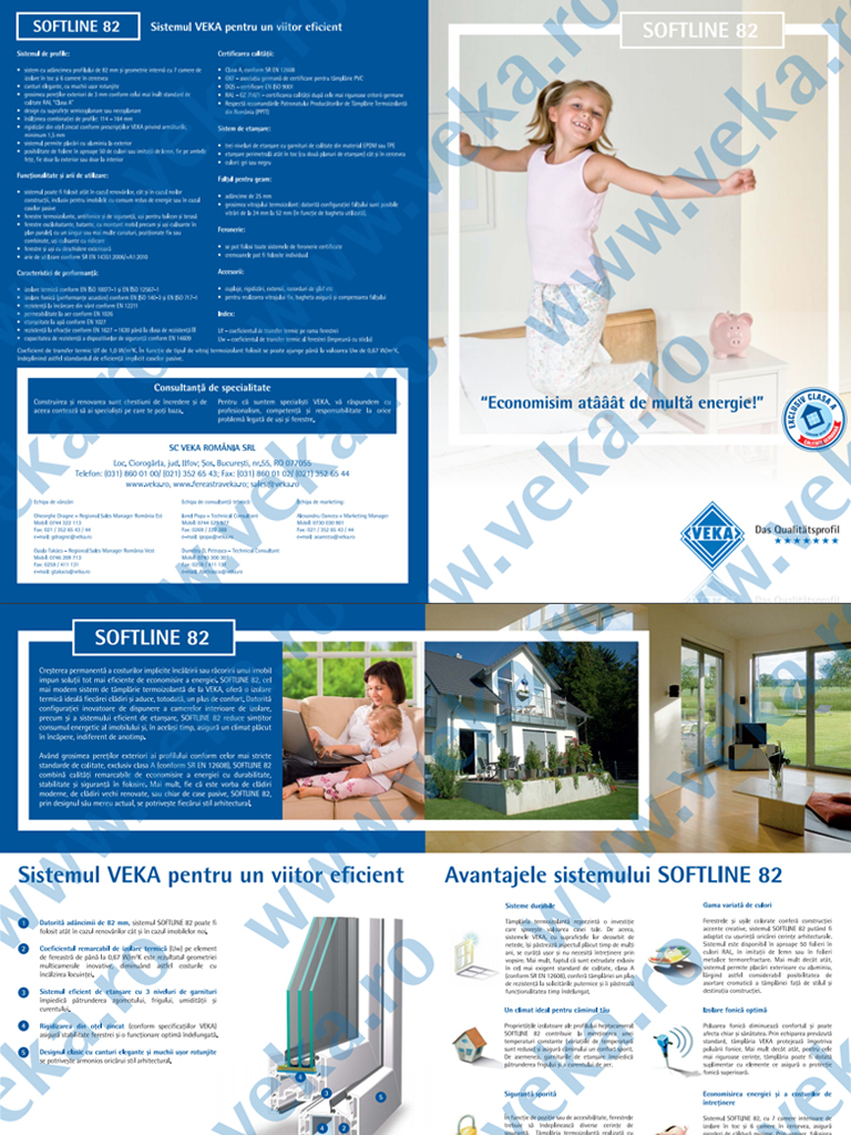 Broșura VEKA Softline 82